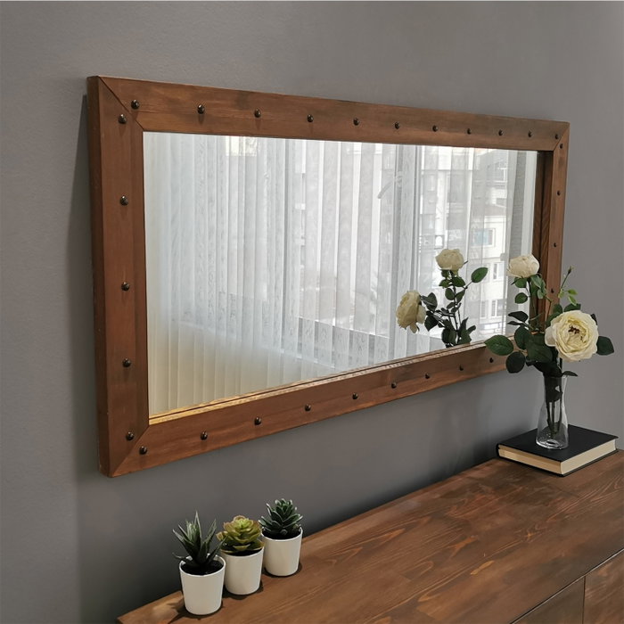 Hanah Home Espejo de Nogal Z11050CV